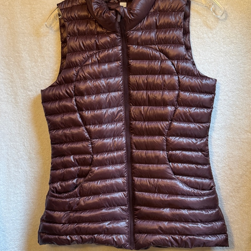 lululemon athletica Purple Puffer Pack It Down Vest
